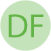 Solid green circle on a white background.