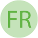 Green solid circle on white background in a badge-like shape.