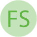 Solid green circle on a white background.